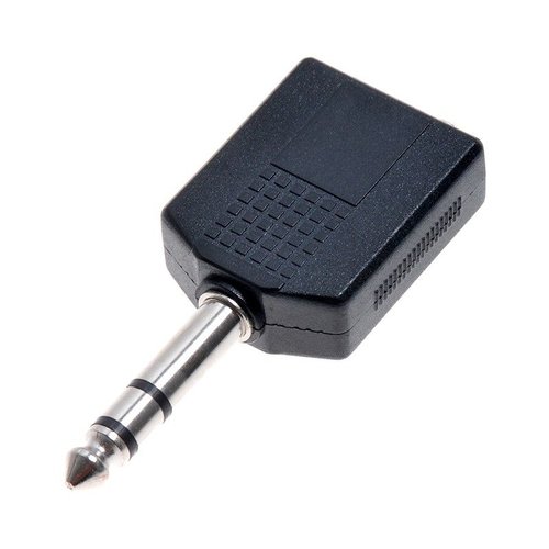 Dual Adaptor ~ 6.35 STEREO to 6.35 STEREO