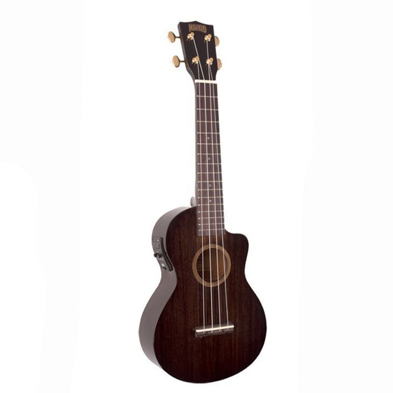 Mahalo Hano Electro Concert Ukulele - Black