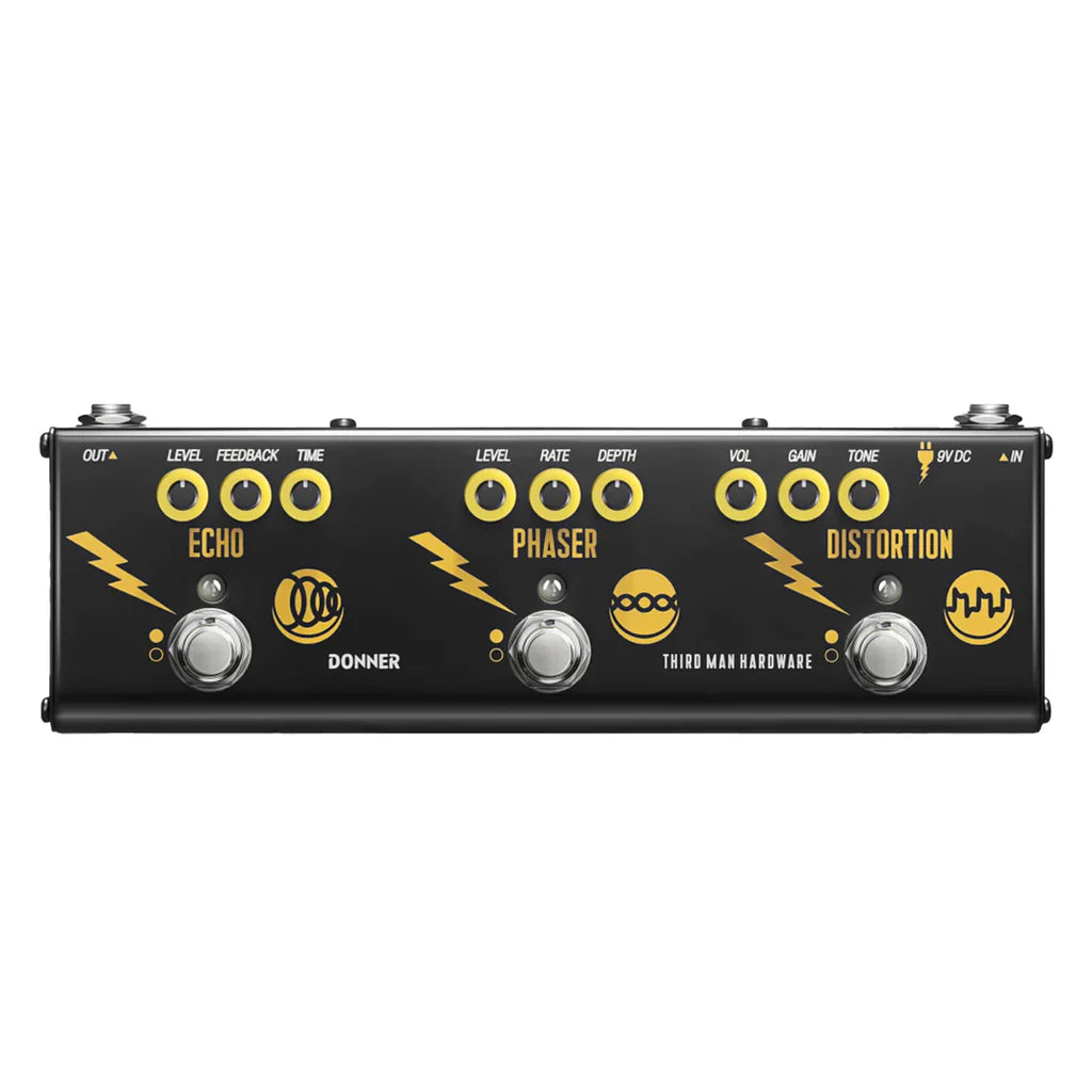 Donner x Third Man Hardware "Triple Threat" Multi-Effects Pedal