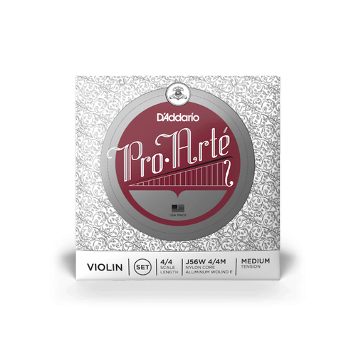 Pro-Arté Violin String Set, 4/4 Scale, Medium Tension