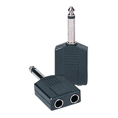 Dual Adaptor ~ 6.35 MONO to 6.35 MONO
