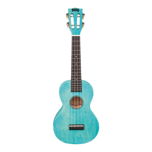 Mahalo Island Concert Ukulele - Aqua Blue