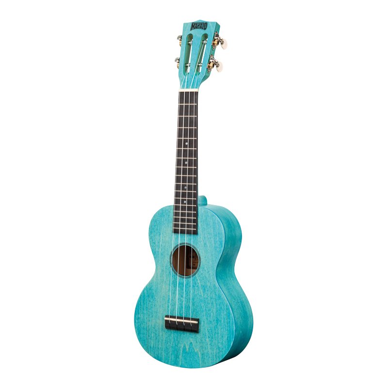 Mahalo Island Concert Ukulele - Aqua Blue