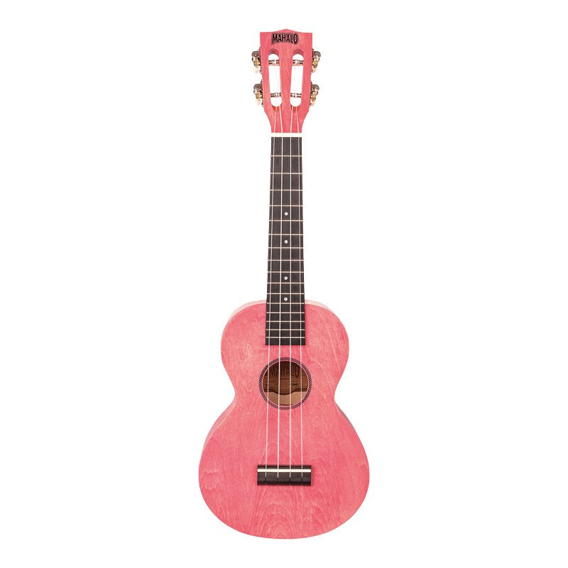 Mahalo Island Concert Ukulele - Coral Pink