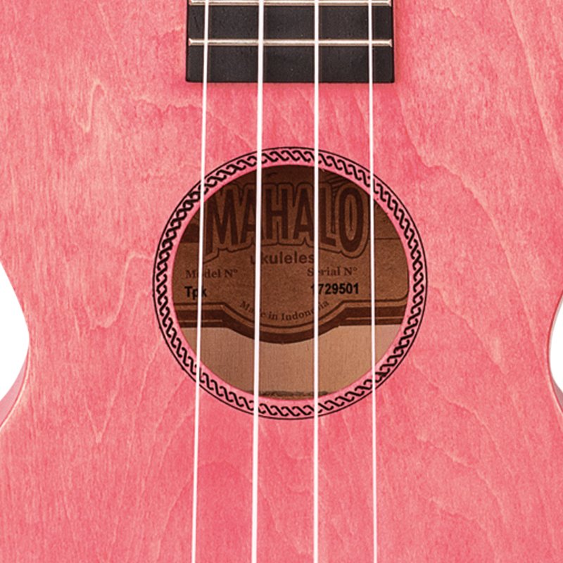 Mahalo Island Concert Ukulele - Coral Pink