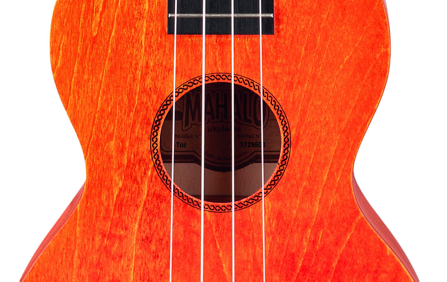 Mahalo Island Concert Ukulele - Orange Sunset