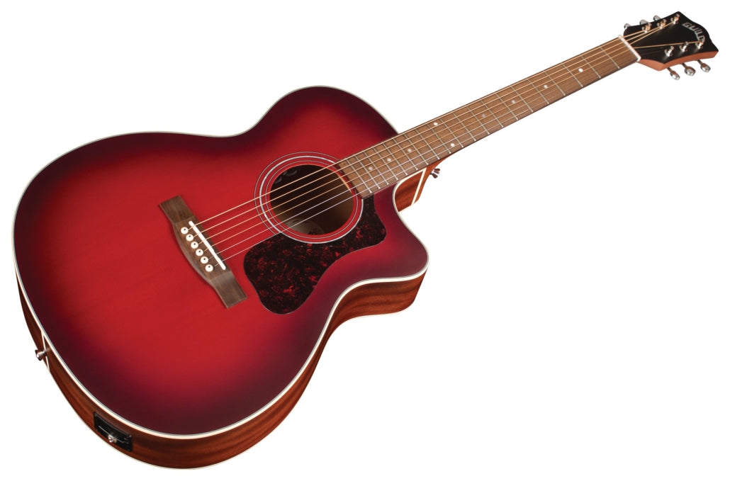 Guild OM-240CE ~ Oxblood Burst