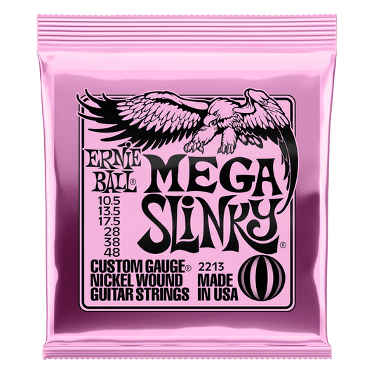 Ernie Ball Mega Slinky Nickel Wound Electric Guitar Strings - 10.5-48 Gauge