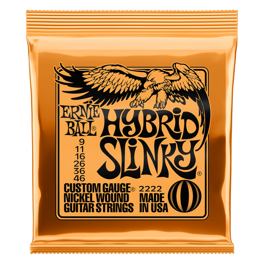 Ernie Ball Hybrid Slinky Nickel Wound Electric Guitar Strings - 9-46 Gauge