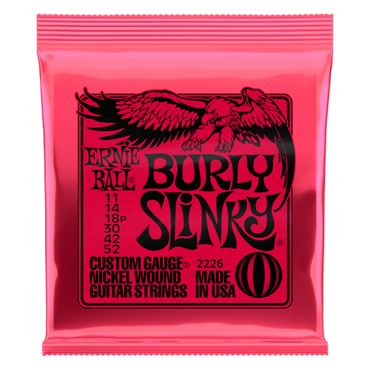 Ernie Ball Burly Slinky Nickel wound Electric Guitar Strings - 11-52 Gauge