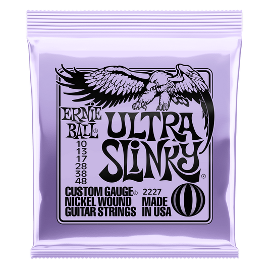 Ernie Ball Ultra Slinky Nickel Wound Electric Guitar Strings - 10-48 Gauge