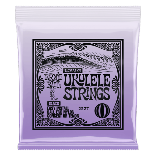 Ernie Ball LOW G UKE STRINGS - BLACK