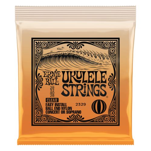 Ernie Ball Ukulele Ball End Nylon Strings - Clear