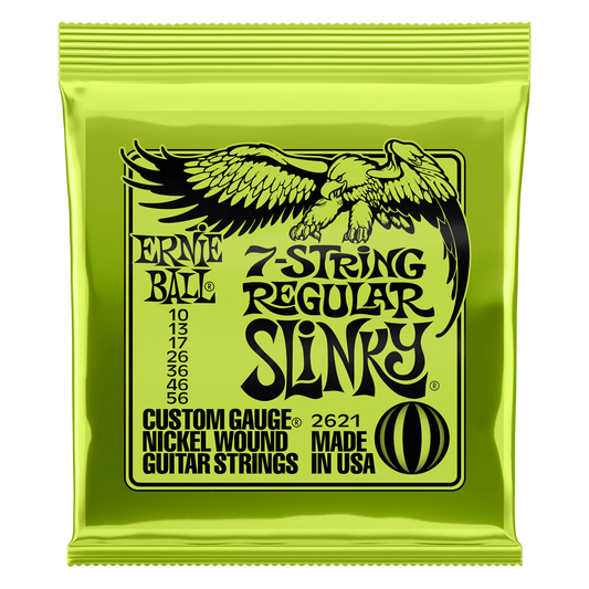 ERNIE BALL 7 STRING REGULAR SLINKY SET 10-56 GAUGE