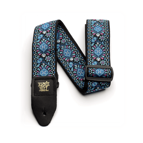ERNIE BALL INDIGO ORCHID JACQUARD GUITAR STRAP