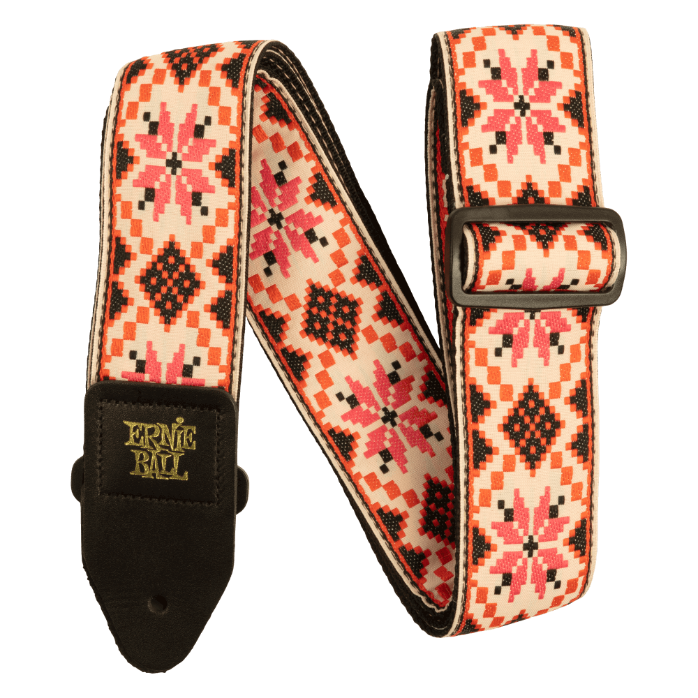 ERNIE BALL CINNAMON NEEDLEPOINT JACQUARD GUITAR STRAP