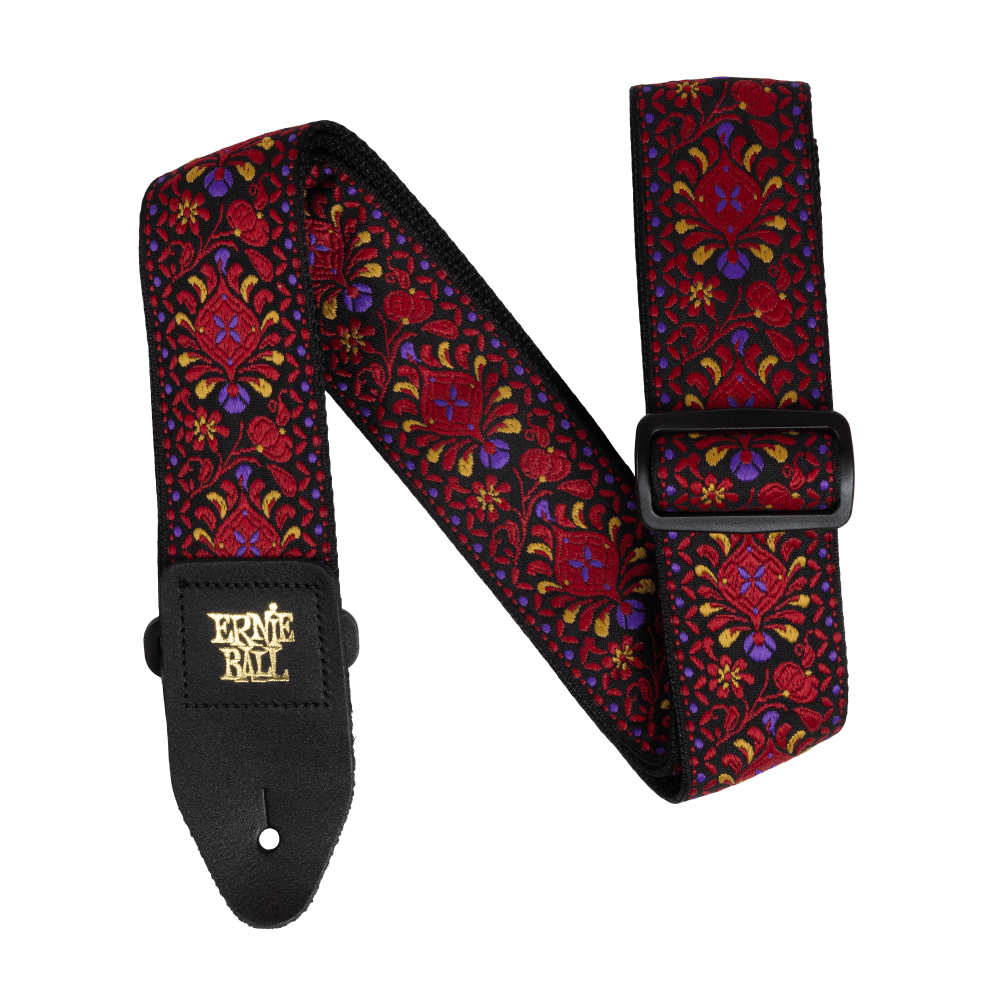 ERNIE BALL CRIMSON ROYAL BLOOM JACQUARD STRAP