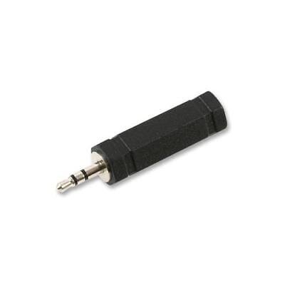 Jack Adaptor ~ 6.35mm Mono to 3.5mm Stereo