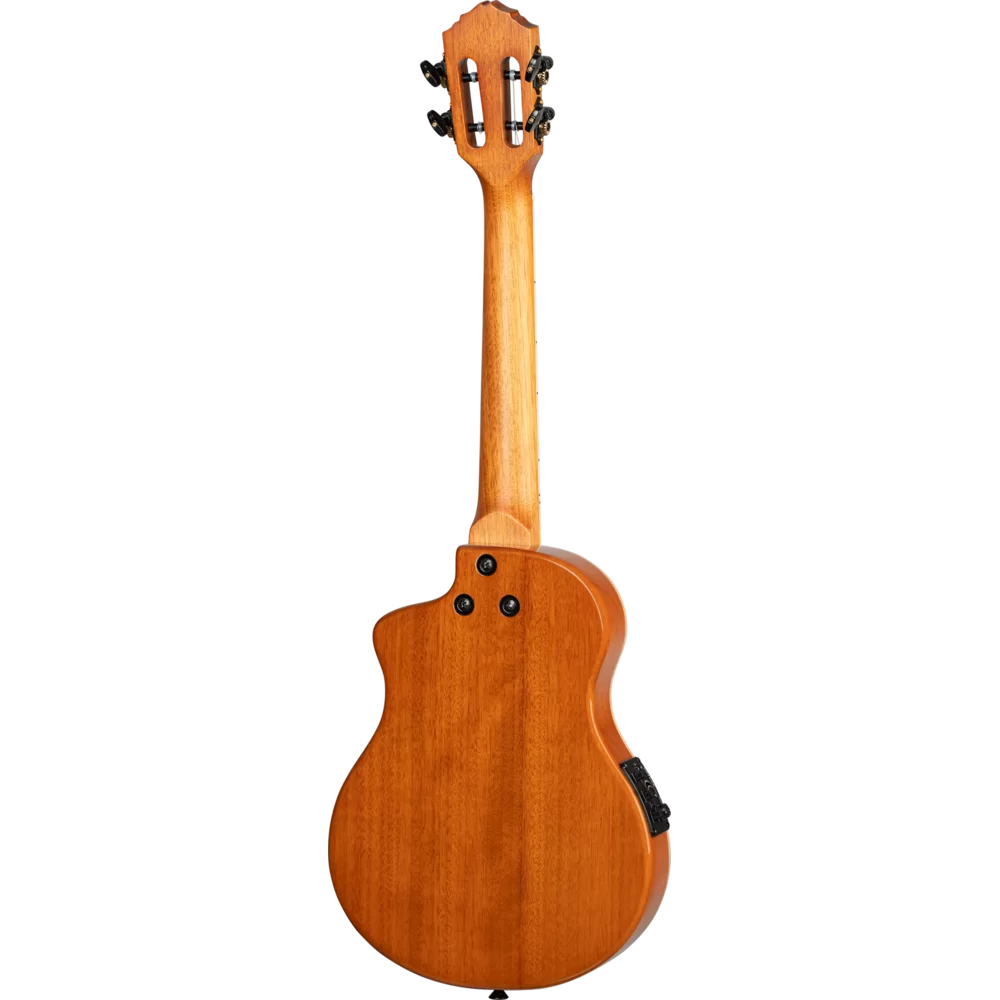 Ortega RTPX-U-FMA TourPlayer Deluxe Tenor Ukulele ~ Flame Maple Blue