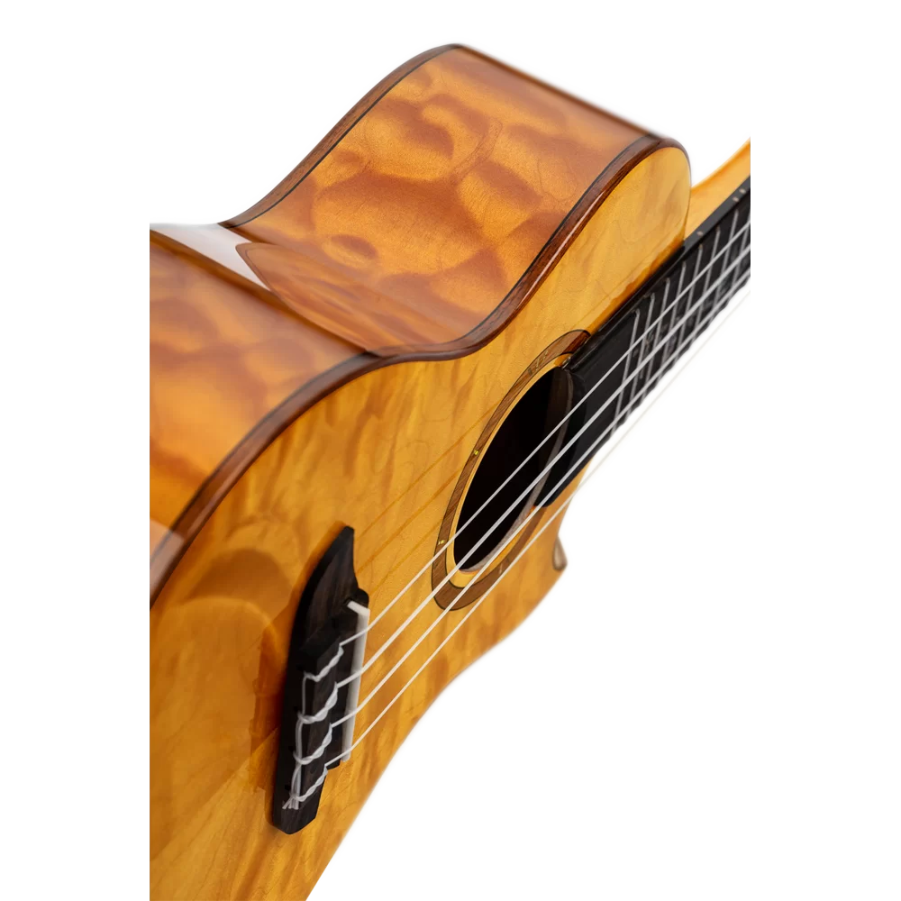 Ortega RUET-QMA Elite Series Concert Ukulele ~ Quilted Maple