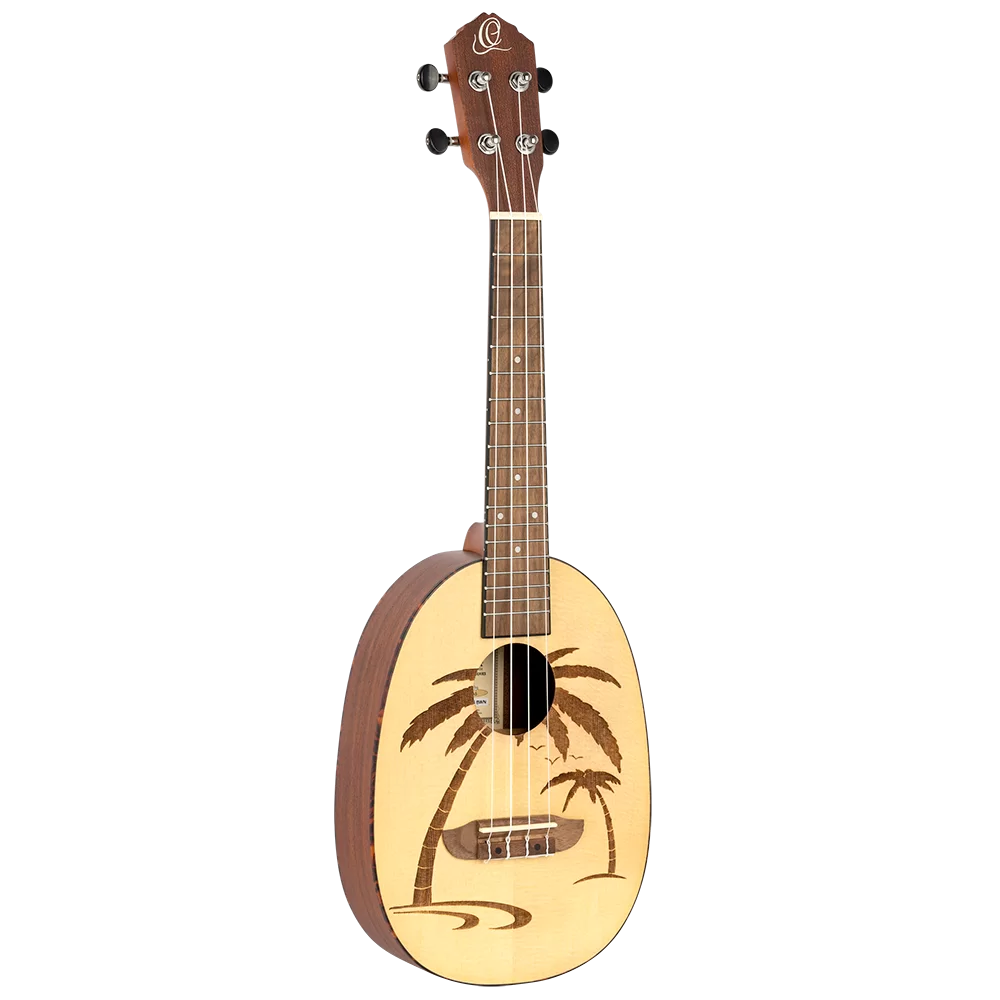 Ortega RUPA5 Bonfire Series Concert Ukulele - Pineapple Body