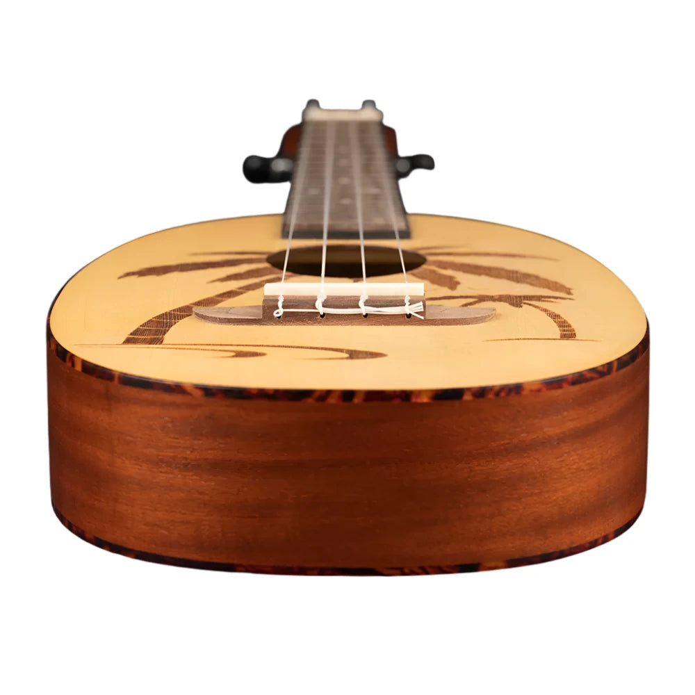 Ortega RUPA5 Bonfire Series Concert Ukulele - Pineapple Body