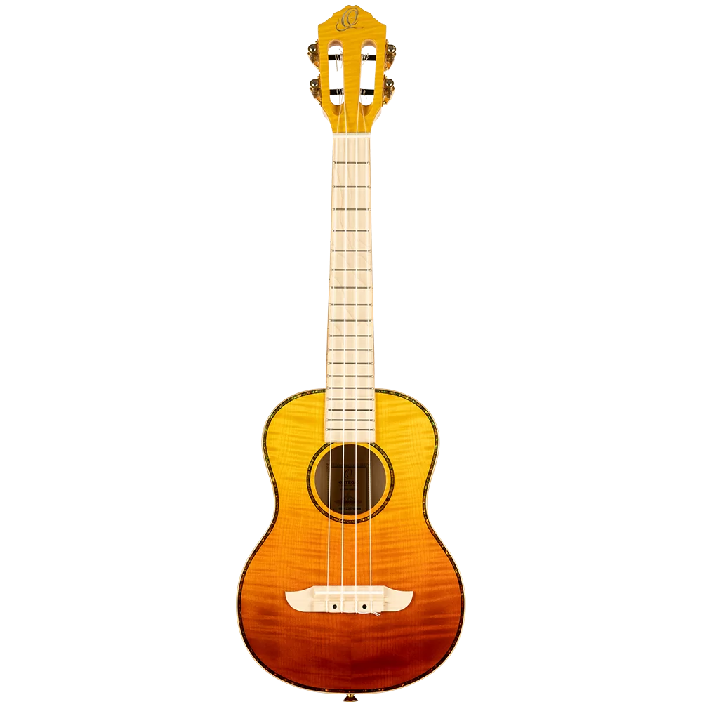 Ortega RUPR-TQB Prism Series Tenor Ukulele ~ Tequila Burst Fade