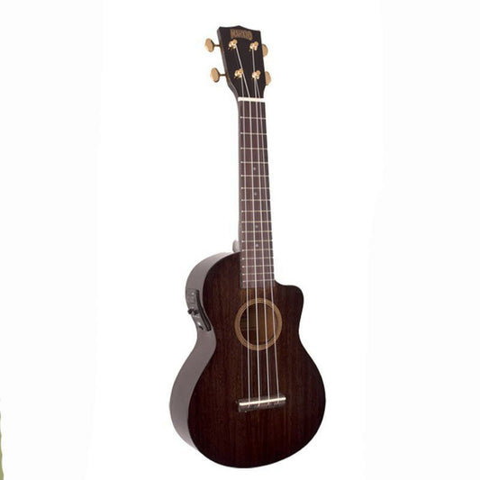 Mahalo Hano Electric Concert Ukulele - Transparent Black