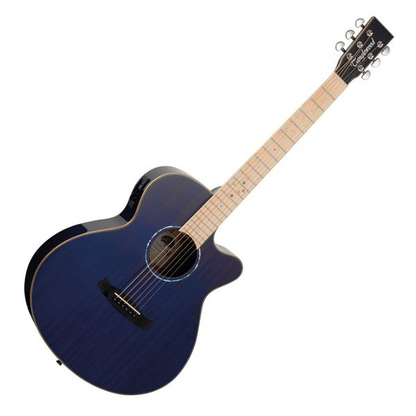 TANGLEWOOD TW4CE WINTERLEAF BLONDE ELECTRO ACOUSTIC - AQUAMARINE BLUE GLOSS