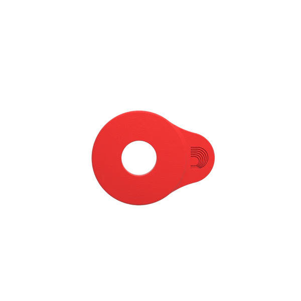 D'addario Flex Lock Strap Block 4pk - Red