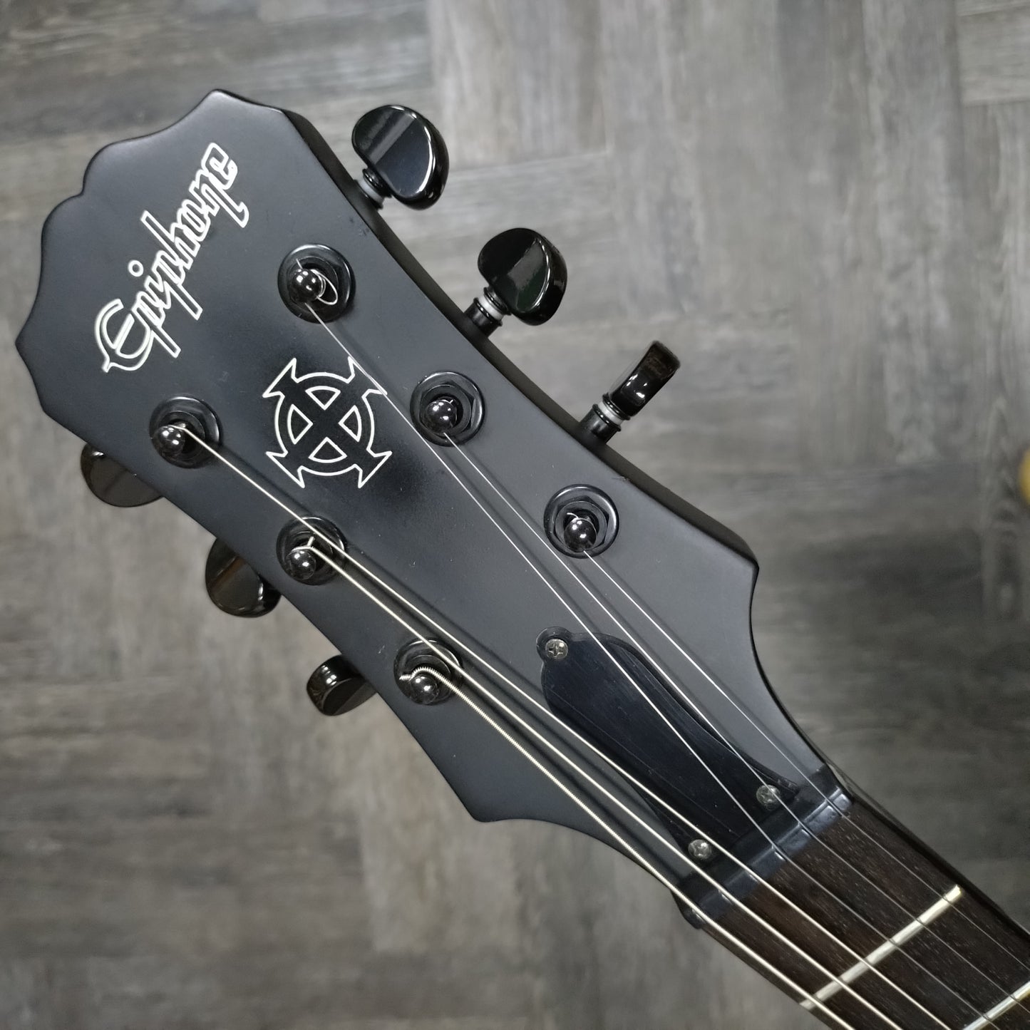 Epiphone Les Paul Studio Goth ~ Pitch Satin Black [2014]