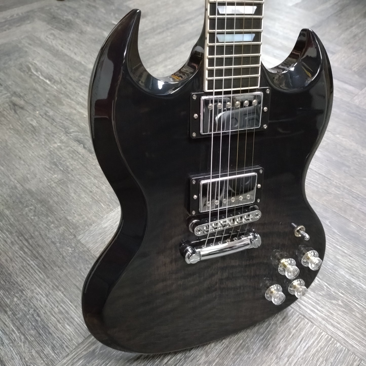 Gibson SG High Performance ~ Trans Ebony Fade [2019]