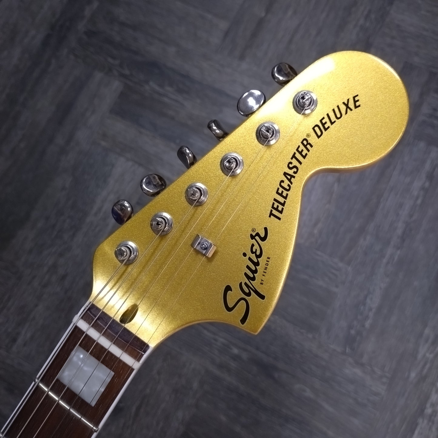 Squier Paranormal Troublemaker Telecaster Deluxe ~ Aztec Gold [2024]