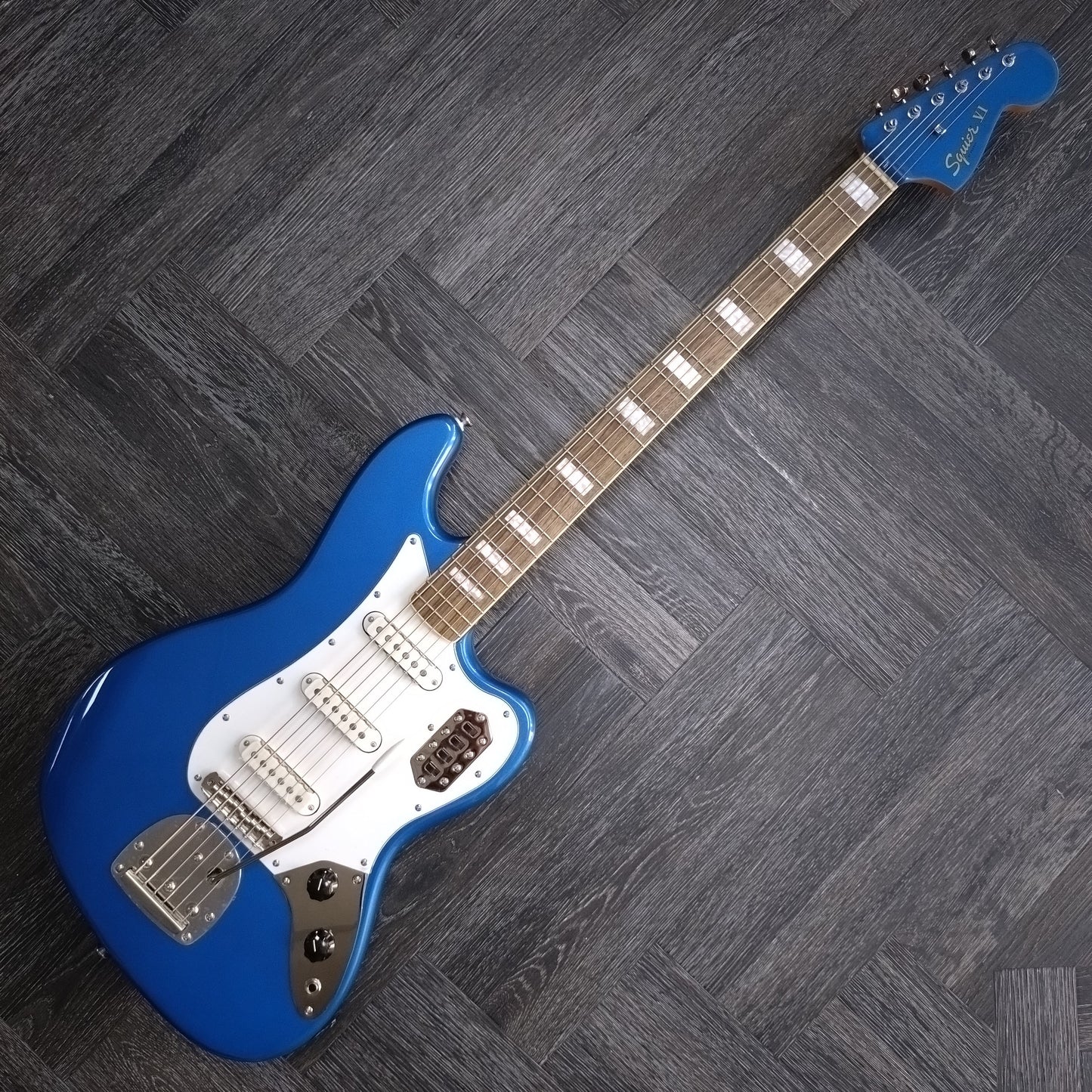 Squier Classic Vibe Bass VI ~ Lake Placid Blue w/Matching Headstock [2023]