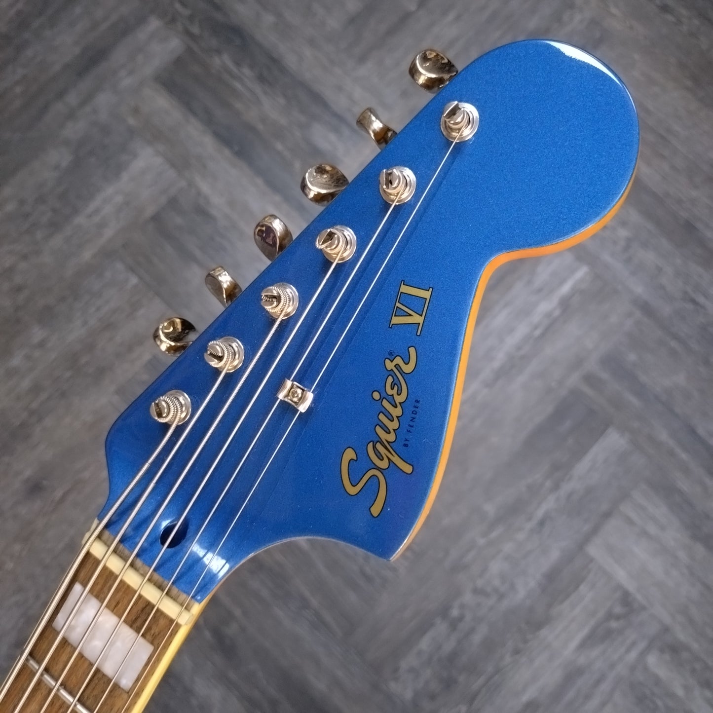 Squier Classic Vibe Bass VI ~ Lake Placid Blue w/Matching Headstock [2023]