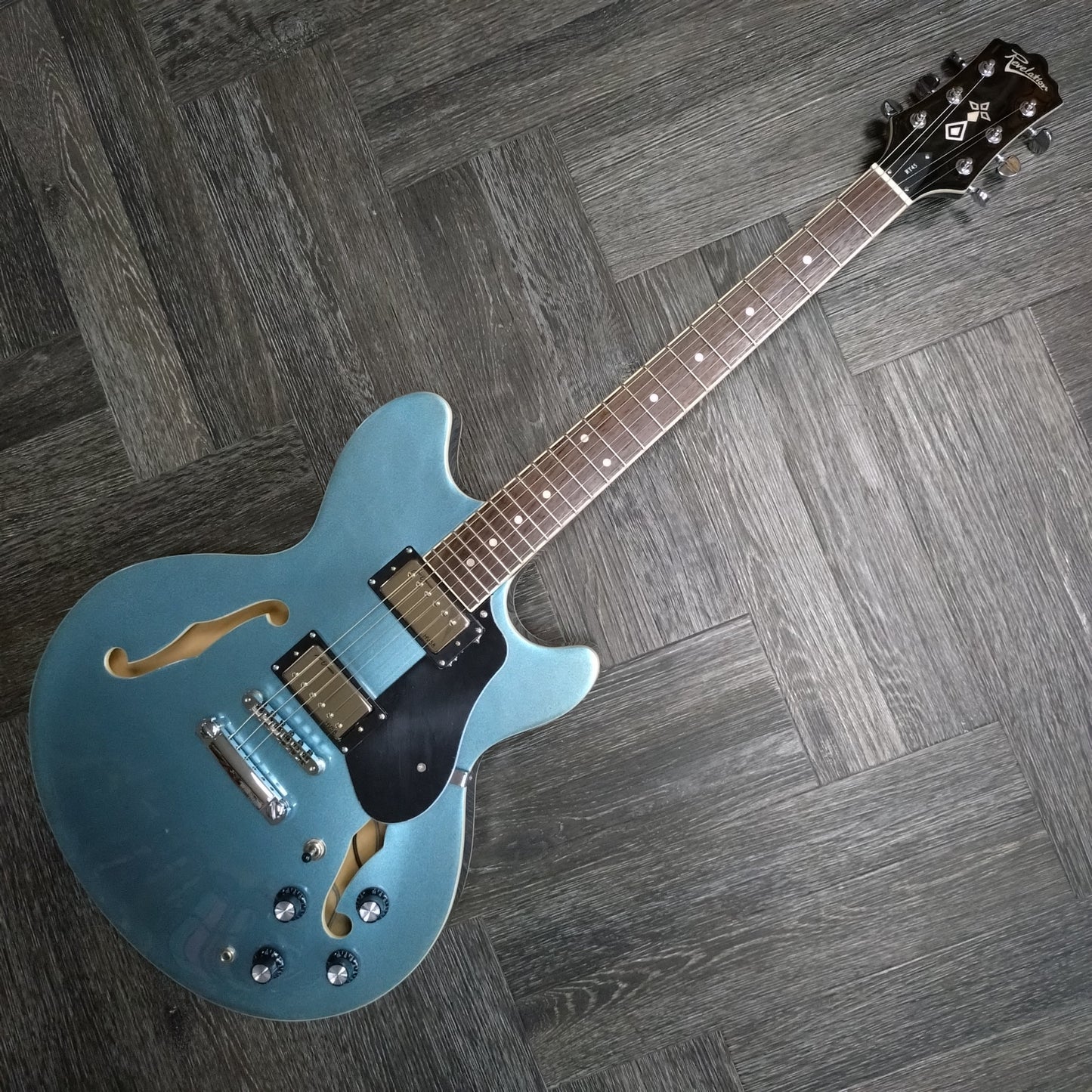 Revelation RT-45 Semi-Acoustic ~ Pelham Blue [2023]