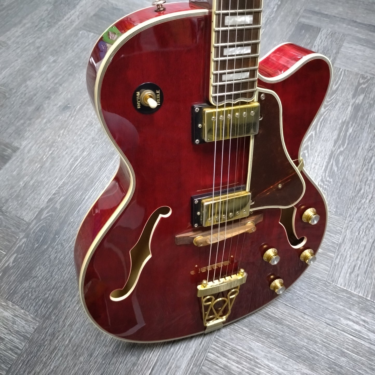 Epiphone Joe Pass Emperor II Pro ~ Wine Red [2015]