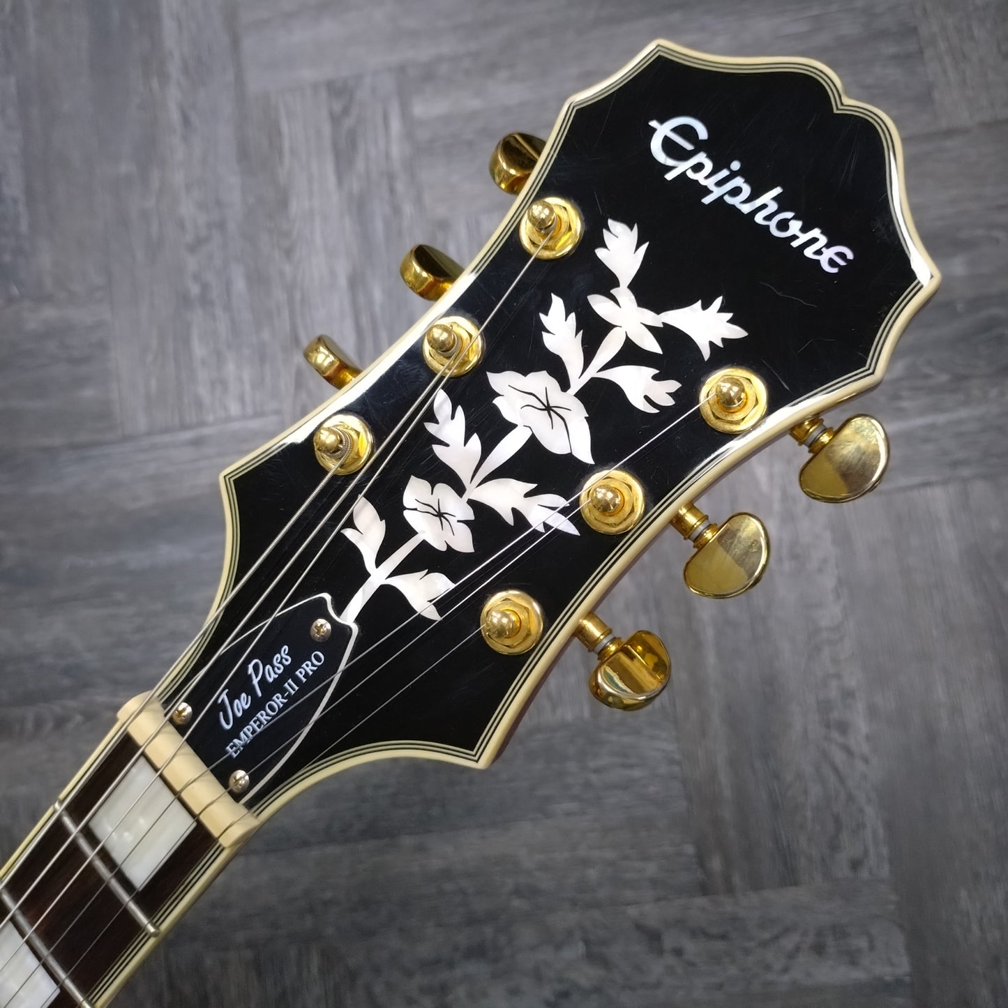 Epiphone Joe Pass Emperor II Pro ~ Wine Red [2015]