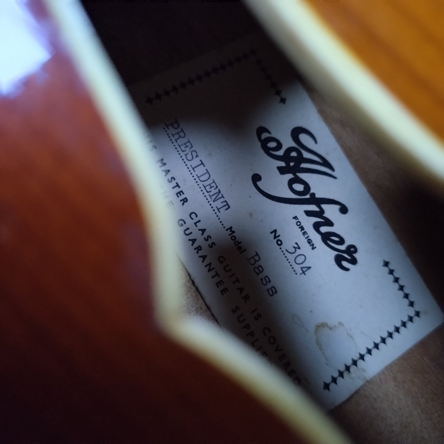 Hofner President Bass ~ Brunette Sunburst [1964]