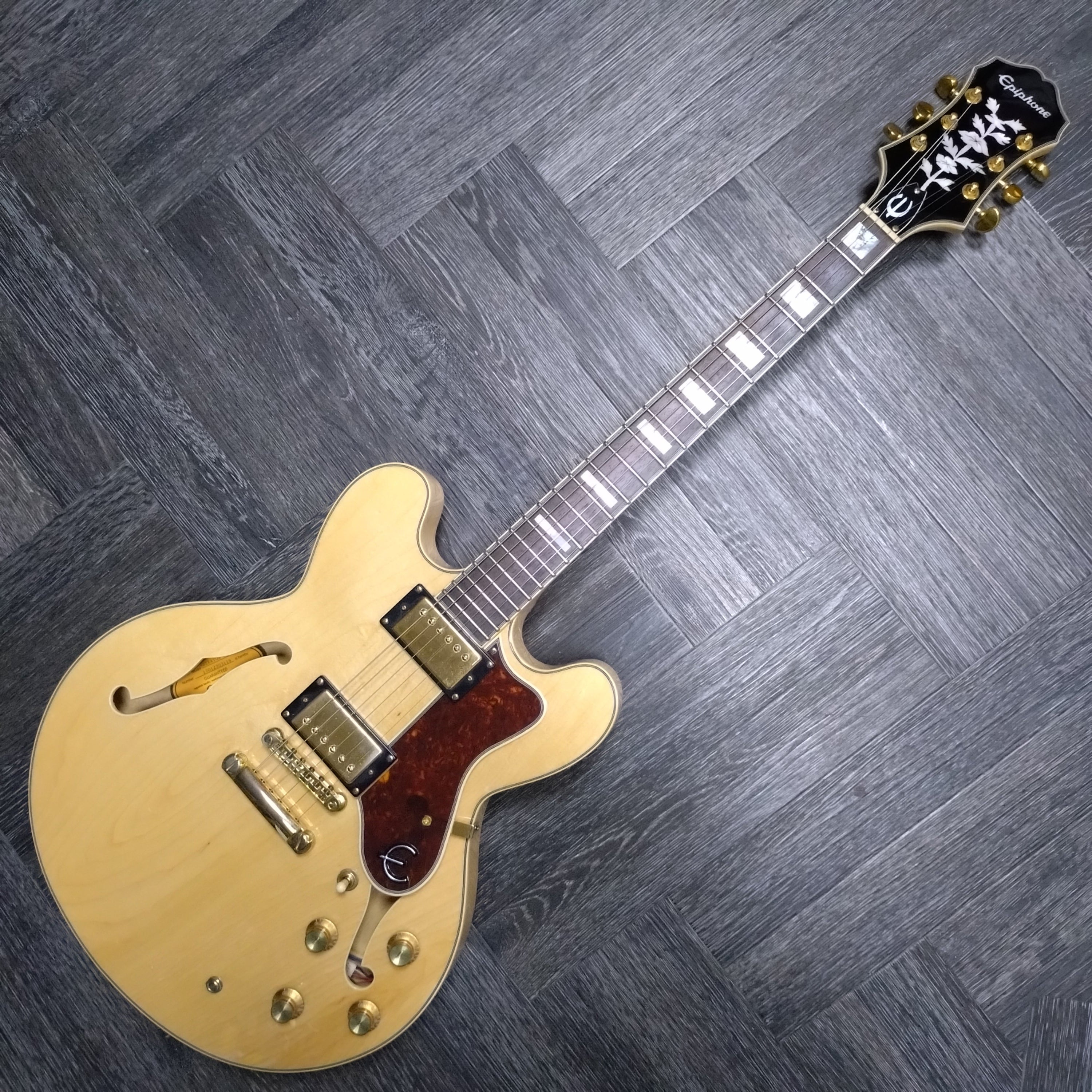 Epiphone Sheraton II Pro ~ Natural [2017] – Joanie's Music