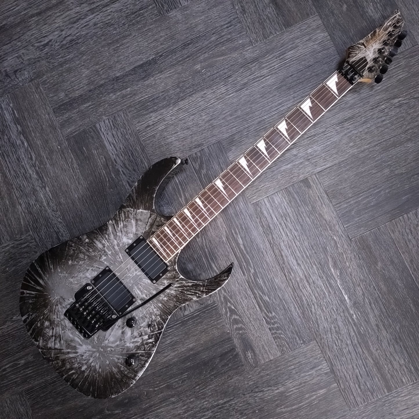 Ibanez RGR420EX ~ Silver Arctic Frost [2008]