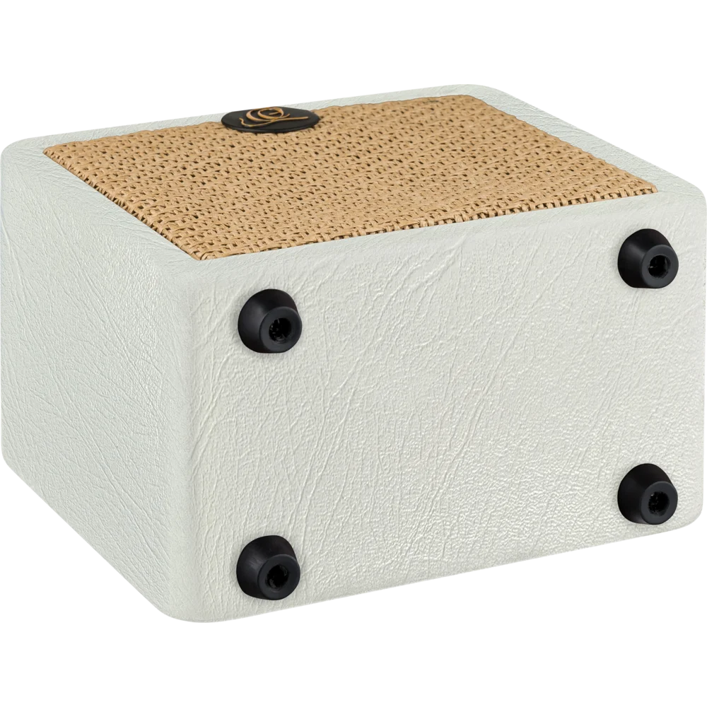 Ortega PTWO 12W Bluetooth® Premium Vintage Design Pocket Acoustic Amplifier w/Built-In Effects ~ Limited Edition White
