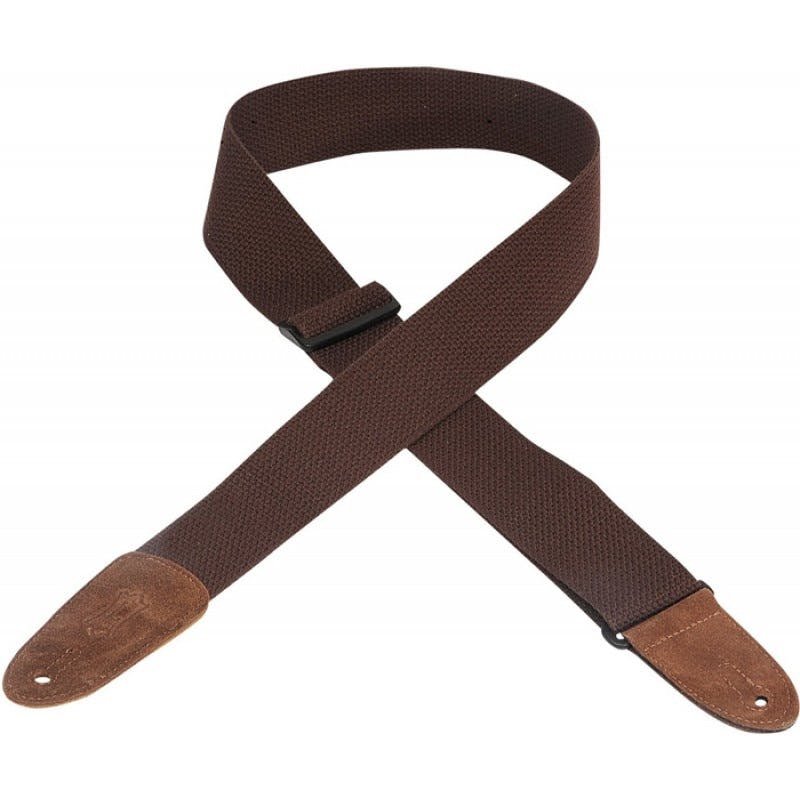 LEVY'S MC8 GUITAR STRAP - BROWN
