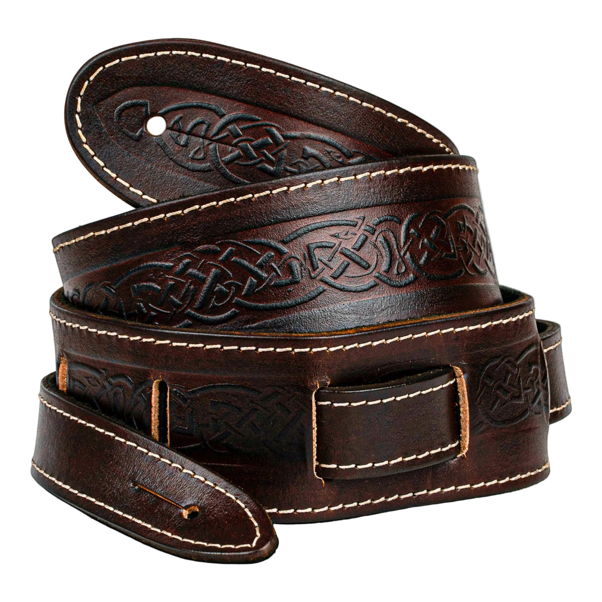 Leathergraft Celtic Embossed Strap - Brown