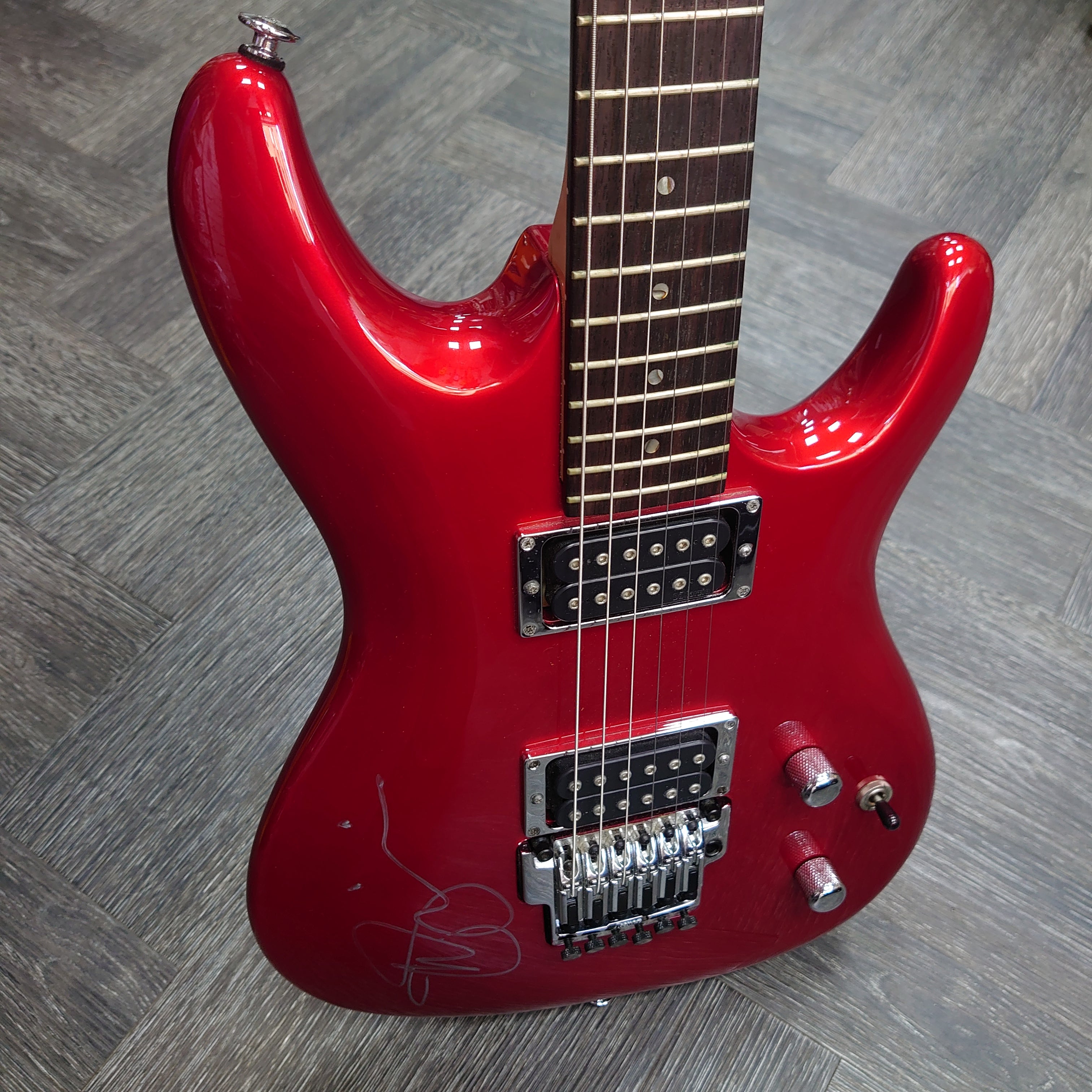 Ibanez JS1200 ~ Candy Apple SIGNED [2006] – Joanie's Music