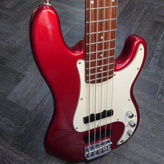 Squier Standard Precision Bass Special V ~ Candy Apple Red [2000]