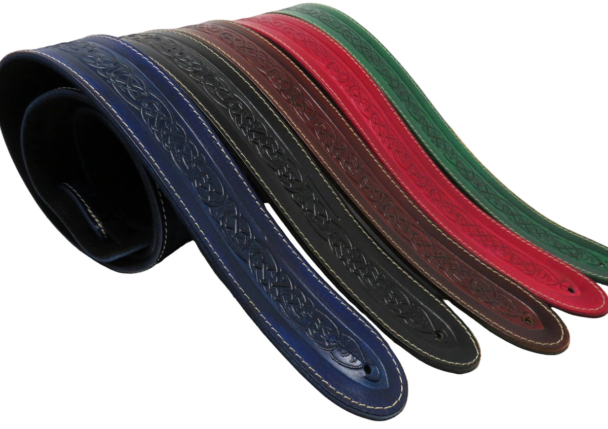 Leathergraft Celtic Embossed Strap - Brown