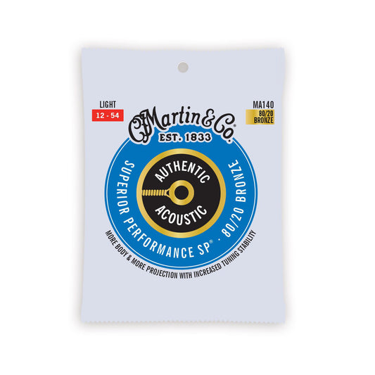 Martin Authentic Acoustic Strings SP 80/20 Bronze - Light 12-54