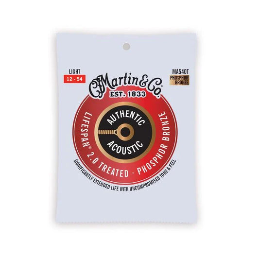 Martin Authentic Acoustic Lifespan® 2.0 Strings Phosphor Bronze - Light 12-54