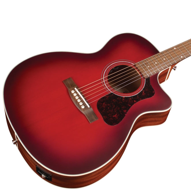 Guild OM-240CE ~ Oxblood Burst